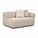 Sylvie Cream Boucle Right Arm 2-Seater Loveseat by TOV Furniture