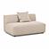 Sylvie Cream Boucle Armless 2-seater by TOV Furniture