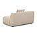 Sylvie Cream Boucle Armless 2-seater by TOV Furniture