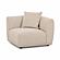Sylvie Cream Boucle Corner Chair by TOV Furniture