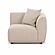 Sylvie Cream Boucle Corner Chair by TOV Furniture