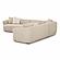 Sylvie Cream Boucle 4-Piece Sectional by TOV Furniture