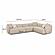Sylvie Cream Boucle 4-Piece Sectional by TOV Furniture
