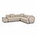 Sylvie Cream Boucle 4-Piece Left Chaise Sectional by TOV Furniture