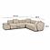 Sylvie Cream Boucle 4-Piece Left Chaise Sectional by TOV Furniture