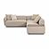Sylvie Cream Boucle 4-Piece Right Chaise Sectional by TOV Furniture