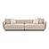 Sylvie Cream Boucle 4-Seater Sofa by TOV Furniture