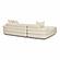 Lulu Cream Boucle Modular LAF Sectional by TOV Furniture