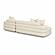 Lulu Cream Boucle Modular RAF Sectional by TOV Furniture