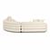 Lulu Cream Boucle Modular Curved Sectional by TOV Furniture