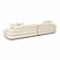 Lulu Cream Boucle Modular Sofa by TOV Furniture