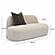 Carraway Taupe Upcycled Chenille Loveseat by TOV Furniture