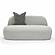 Carraway Grey Upcycled Chenille Loveseat by TOV Furniture