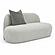 Carraway Grey Upcycled Chenille Loveseat by TOV Furniture