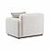 Travie White Sand Performance Corduroy Velvet RAF Corner Chair by TOV Furniture
