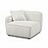 Travie White Sand Performance Corduroy Velvet LAF Corner Chair by TOV Furniture