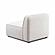 Travie White Sand Performance Corduroy Velvet Armless Chair by TOV Furniture
