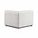 Travie White Sand Performance Corduroy Velvet Corner Chair by TOV Furniture