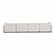 Travie White Sand Performance Corduroy Velvet 6-Piece Modular U-Sectional by TOV Furniture