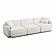 Travie White Sand Performance Corduroy Velvet Modular Sofa by TOV Furniture