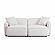 Travie White Sand Performance Corduroy Velvet Modular Loveseat by TOV Furniture