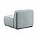 Travie Sea Blue Performance Corduroy Velvet Armless Chair by TOV Furniture