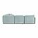 Travie Sea Blue Performance Corduroy Velvet Modular L-Sectional by TOV Furniture