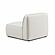 Travie Sand Upcycled Linen Armless Chair by TOV Furniture