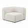 Travie Sand Upcycled Linen Corner Chair by TOV Furniture