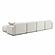 Travie Sand Upcycled Linen 6-Piece Modular U-Sectional by TOV Furniture