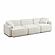 Travie Sand Upcycled Linen Modular Sofa by TOV Furniture