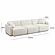 Travie Sand Upcycled Linen Modular Sofa by TOV Furniture
