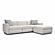 Perry Cream Chenille Modular Sectional by TOV Furniture