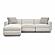 Perry Cream Chenille Modular Sectional by TOV Furniture