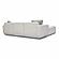 Perry Cream Chenille Modular Sectional by TOV Furniture