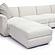 Perry Cream Chenille Modular U-Sectional by TOV Furniture