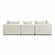 Hangover Cream Heavy Textured Fabric Sofa by TOV Furniture