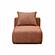 Hangover Sedona Red Textured Fabric Modular Armless Chair by TOV Furniture
