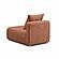 Hangover Sedona Red Textured Fabric Modular Armless Chair by TOV Furniture