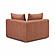 Hangover Sedona Red Textured Fabric Modular Corner Chair by TOV Furniture