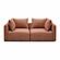 Hangover Sedona Red Textured Fabric Loveseat by TOV Furniture