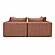 Hangover Sedona Red Textured Fabric Loveseat by TOV Furniture