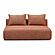 Hangover Sedona Red Textured Fabric Modular Loveseat by TOV Furniture