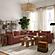 Hangover Sedona Red Textured Fabric 5-Piece Modular L-Sectional by TOV Furniture