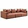 Hangover Sedona Red Textured Fabric Sofa by TOV Furniture