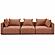 Hangover Sedona Red Textured Fabric Sofa by TOV Furniture
