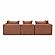 Hangover Sedona Red Textured Fabric Sofa by TOV Furniture