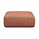 Hangover Sedona Red Textured Fabric Ottoman by TOV Furniture
