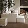 Tristine Cream Linen LAF Sectional by TOV Furniture