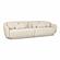 Misty Cream Boucle Modular 4-Seater Sofa by TOV Furniture
